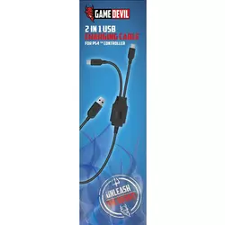 2 In 1 Charging Cable GameDevil Playstation 4