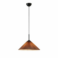 Siva viseča svetilka o 50 cm Plisado – Markslöjd