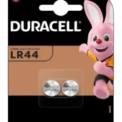 Duracell alkalna baterija LR44 HSDC (pak 2 kom)
