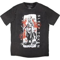 Sleep Token Majica Euclid Stone Wash Unisex Charcoal Grey 2XL