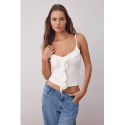 Trendyol Milla Ženska bluza, Krem
