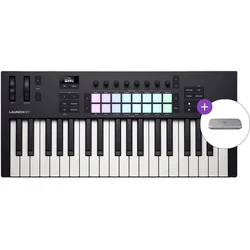 Novation Launchkey 37 MK4 SET 2 MIDI keyboard Black