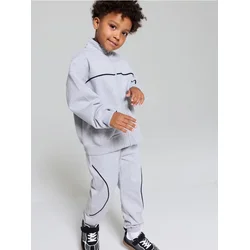 Sinsay - Komplet: oversized dukserica i pantalone Active - srednjesivo