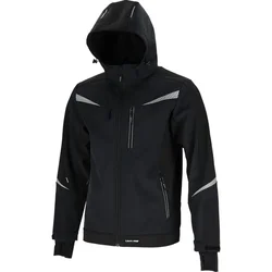 Proline SOFTSHELL JAKNA S KAPUCO, ČRNA, 2XL, CE, LAHTI