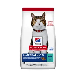 Suva hrana za mačke Hills Science Plan Mature Adult sa Tunjevinom 1,5 kg