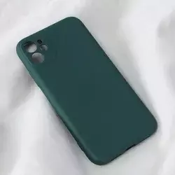 Torbica Teracell Soft Velvet za iPhone 11 6.1 tamno zelena