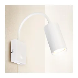 Brilagi - Fleksibilna zidna lampa SELE 1xGU10/30W/230V bela