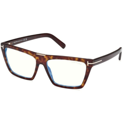 Tom Ford Ženski okvir za dioptrijske naočare Blue Block 0FT5912-B, Smeđe