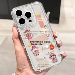 Yingkaida Maska za mobilni telefon iPhone 16 Pro, Šarena
