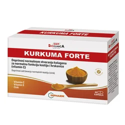 Bioclinica Kurkuma Forte, Za jake kosti i zglobove, 30 kapsula