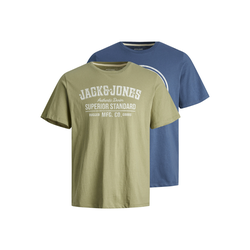 JACK & JONES Majica JEANS, modra, zelena