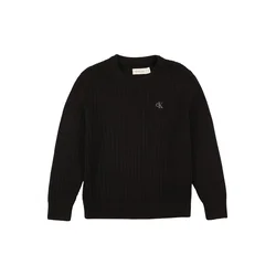 Calvin Klein Jeans Pulover črna