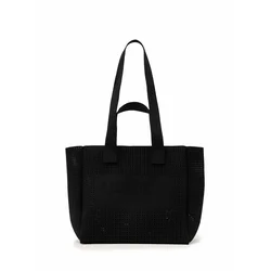 AllSaints Nakupovalna torba IZZY  črna