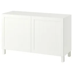 BESTA Kombin. odlaganje s vratima, Pipmakare bela/Stubbarp bela, 120x42x74 cm