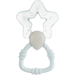 Canpol babies Teethers Water grizalo z ropotuljico 3m+ Blue 1 kos