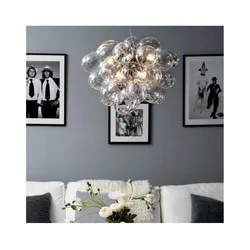 ByRydens 4200440-7002 - Luster na sajli GROSS 8xG9/4W/230V proziran
