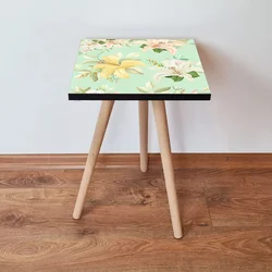 Hanah Home Klub sto Shp168, 35x42x35 cm, Svetlozeleni