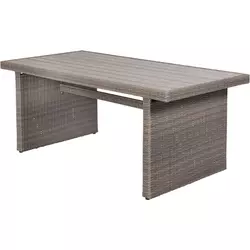 Gardenson VRTNA MIZA kovina, umetna masa siva