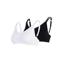 Lindex Maternity Nedrček za doječe mamice  črna / bela
