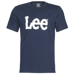 Lee  Majice s kratkimi rokavi LOGO TEE SHIRT  Modra