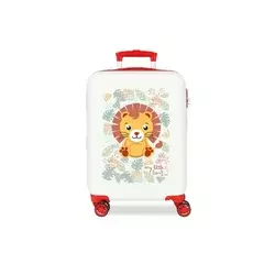 Roll Road Happy Pets dečiji kofer 50 cm - bela/crvena ( 49.913.48 )