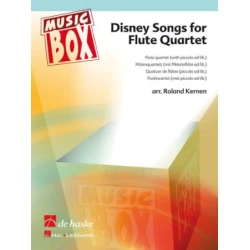 DISNEY SONGS FOR FLUTE QUARTET