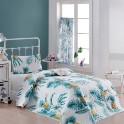 Armonia Štep deka singl, 160x220, Ananas plava