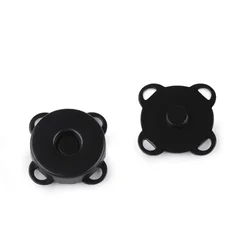 Magnetni pritrdilni elementi O14 mm - črni lak (20 kompletov)