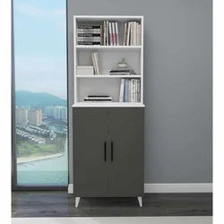 Hanah Home polica za knjige Oras, 65 cm, bela / antracit
