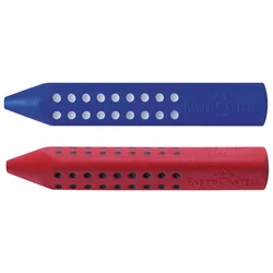 GUMICA GRIP 2001 FABER CASTELL 187101 CRVENA/PLAVA