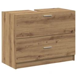 Kupaonski ormar s ladicama Umjetnički hrast 78 x 37 x 59 cm