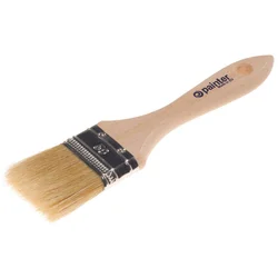 Čopič za barvanje, ploščat 63 mm, les.