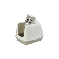 MODERNA Zatvoreni toalet za mačke Flip Jumbo, 57cm, Sivo-beli