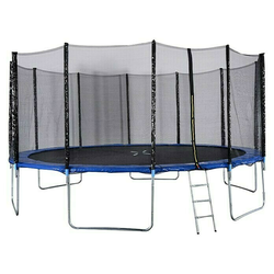 Trampolin Too Much 488 cm z zaščitno mrežo (6 nog - 12 palic) + LESTEV