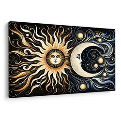 Slika sonce in luna - 40x30