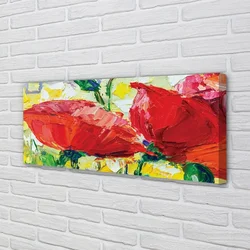 tulup.si Slika na platnu Rdeče rože 140x70 cm
