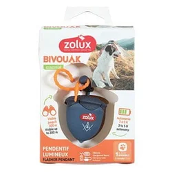 BIVOUAK utripajoča luč arašid USB modra Zolux