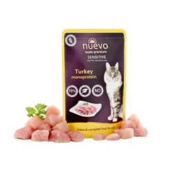 Nuevo SOS Sensitive Ćuretina monoprotein Vlažna hrana za mačku 85g