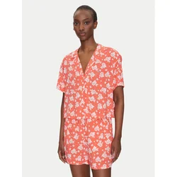 Tommy Jeans Srajca DW0DW20285 Oranžna Relaxed Fit
