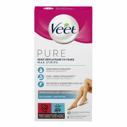 Veet Pure trake za noge, 40 komada