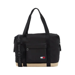 Tommy Jeans Potovalka za konec tedna ESS DAILY kaki/črna