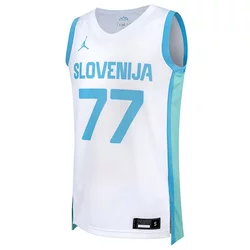Nike KZS SLOVENIA LIMITED HOME JERSEY LUKA DONČIĆ 2024, majica, bela A07041 Z