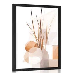 Plakat abstraktno tihožitje - 30x45 white
