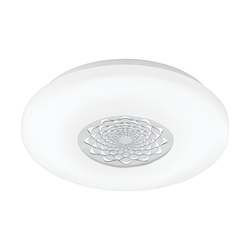 Eglo Cpasso 1 plafonjera/1, led, 23w, 2500lm, prečnik 340, hrom/bela