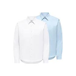 Only & Sons Srajca ONSJORDON svetlo modra/bela