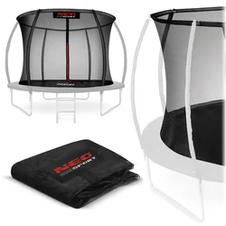 Neo-Sport notranja mreža za trampolin 252 cm 8 ft 6 kosov