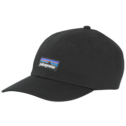 Patagonia Kape s šiltom P-6 LABEL TRAD CAP Črna