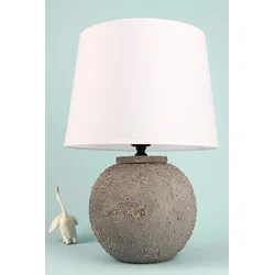 Opviq Stona lampa YL748, 30x22x44 cm, Sivo-bela