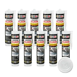 IsolBau prozorni silikon za akvarij 10 x 300 ml