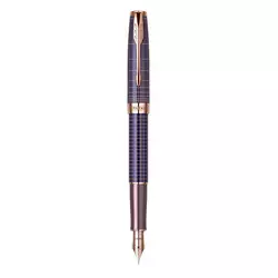 PARKER Royal NP SONET Purple Chisel 18K